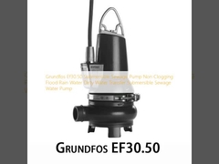 Grundfos Ef30.50 Submersible Sewage Pump Non Clogging Flood Rain Water Dirty Water Transfer Submersible Sewage Water Pump