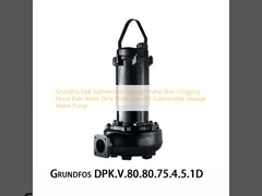 Grundfos Dpk Submersible Sewage Pump Non Clogging Flood Rain Water Dirty Water Transfer Submersible Sewage Water Pump