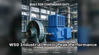 W50 Industrial Induction Motor High Performance Reliability
